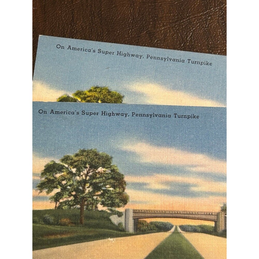 Vintage Pennsylvania Turnpike Postcards (4) - Picture 3 of 5